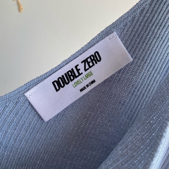 New Ribbed Blue Tank - Picture 4 of 5